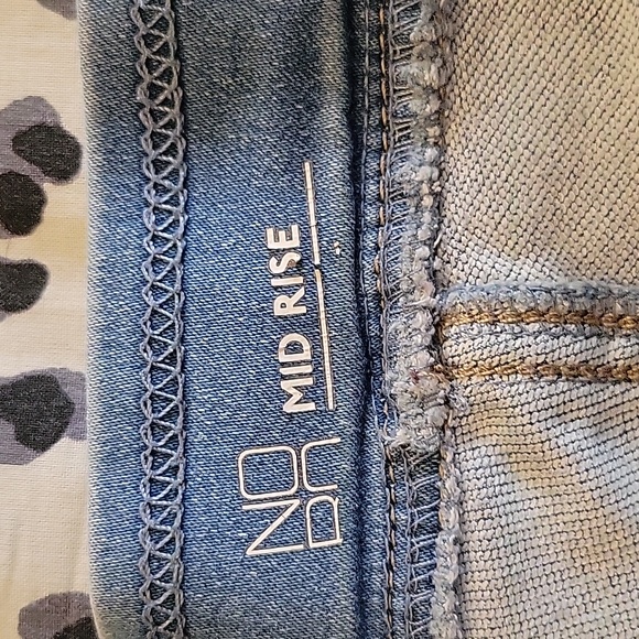 NOBO pull-on elastic waistband mid-rise cropped jeans - Picture 6 of 8